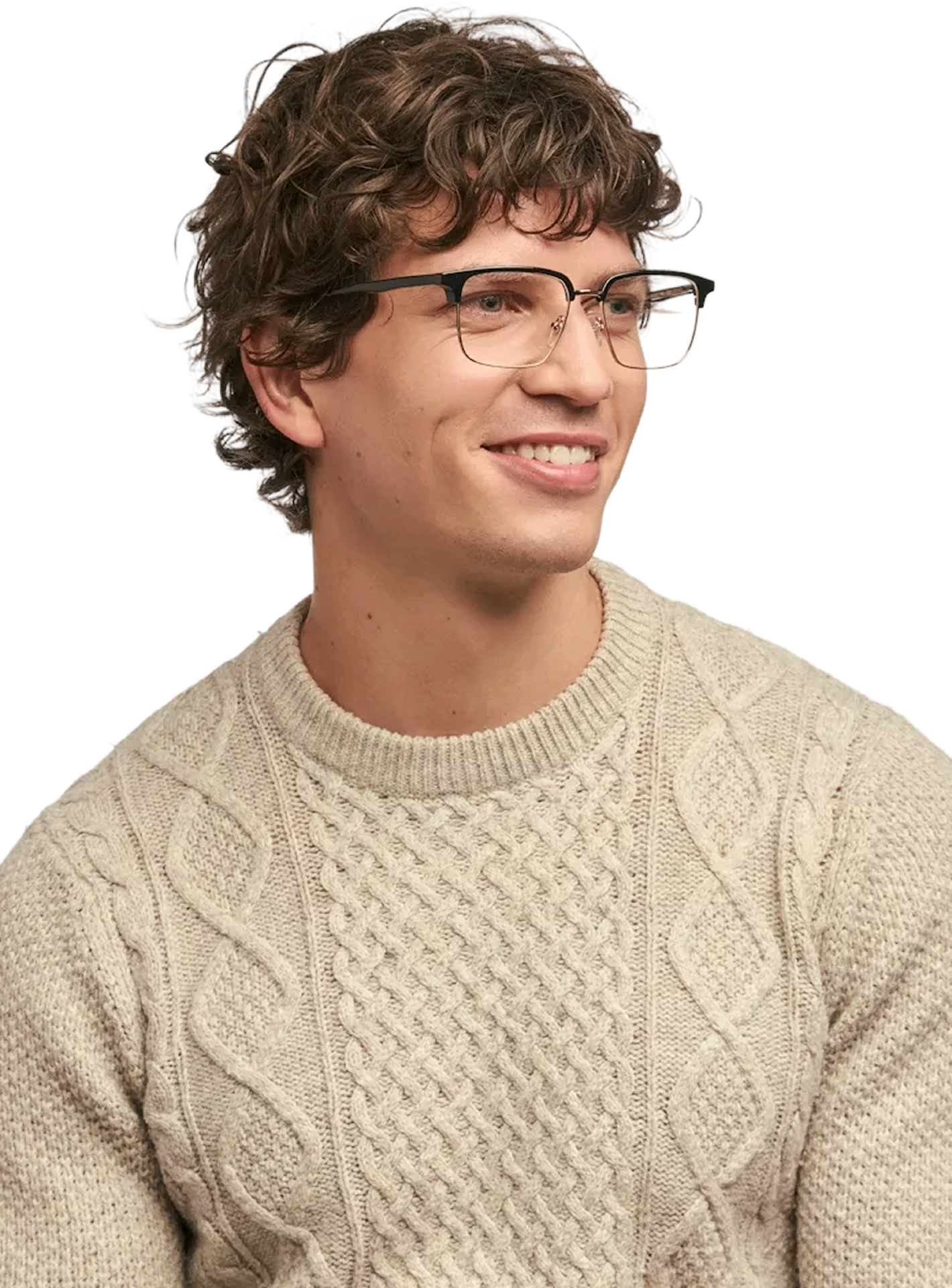 Man wearing eyeglasses